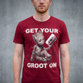 Imagen del producto Guardianes de la Galaxia - Camiseta de Groot roja