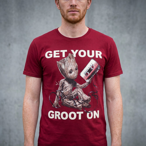 Imagen del producto Guardianes de la Galaxia - Camiseta de Groot roja