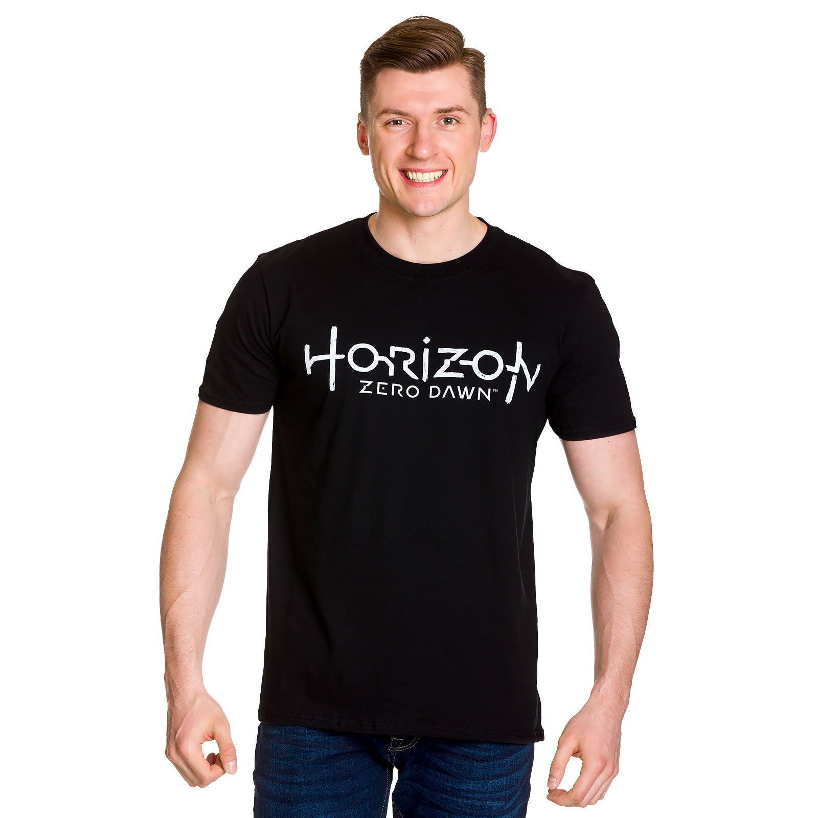 Imagen del producto Horizon Zero Dawn - Camiseta con logo negra