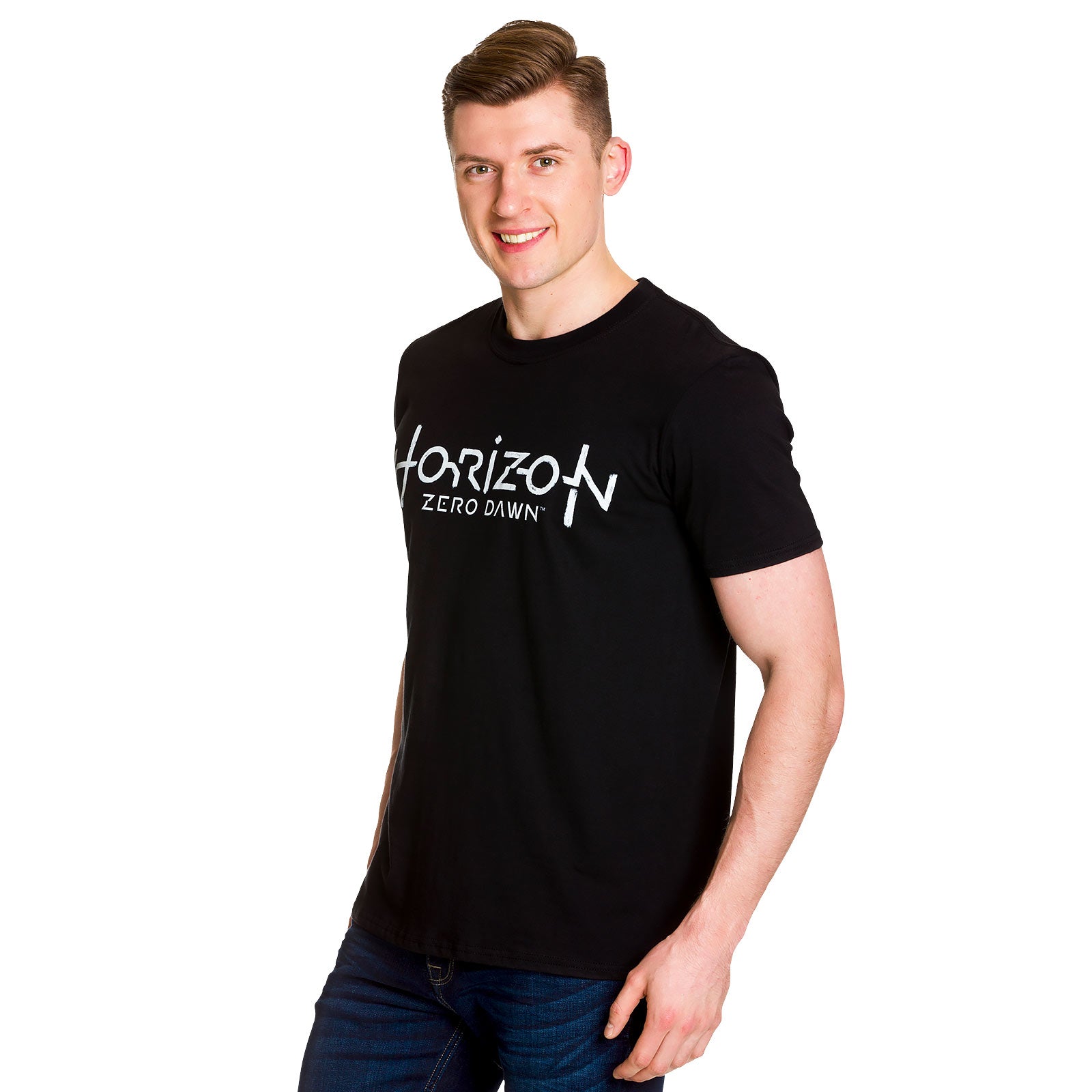 Imagen del producto Horizon Zero Dawn - Camiseta con logo negra