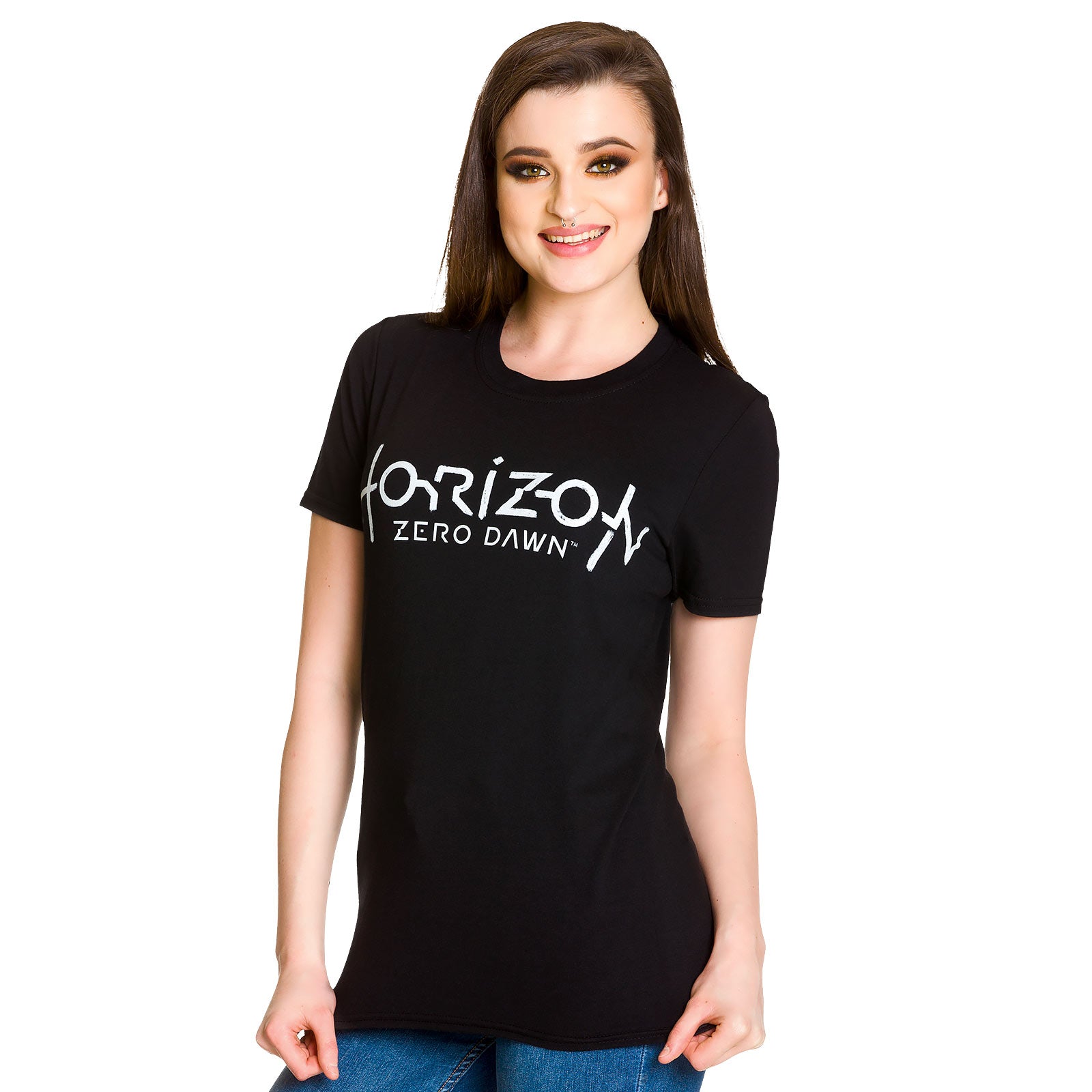 Imagen del producto Horizon Zero Dawn - Camiseta con logo negra