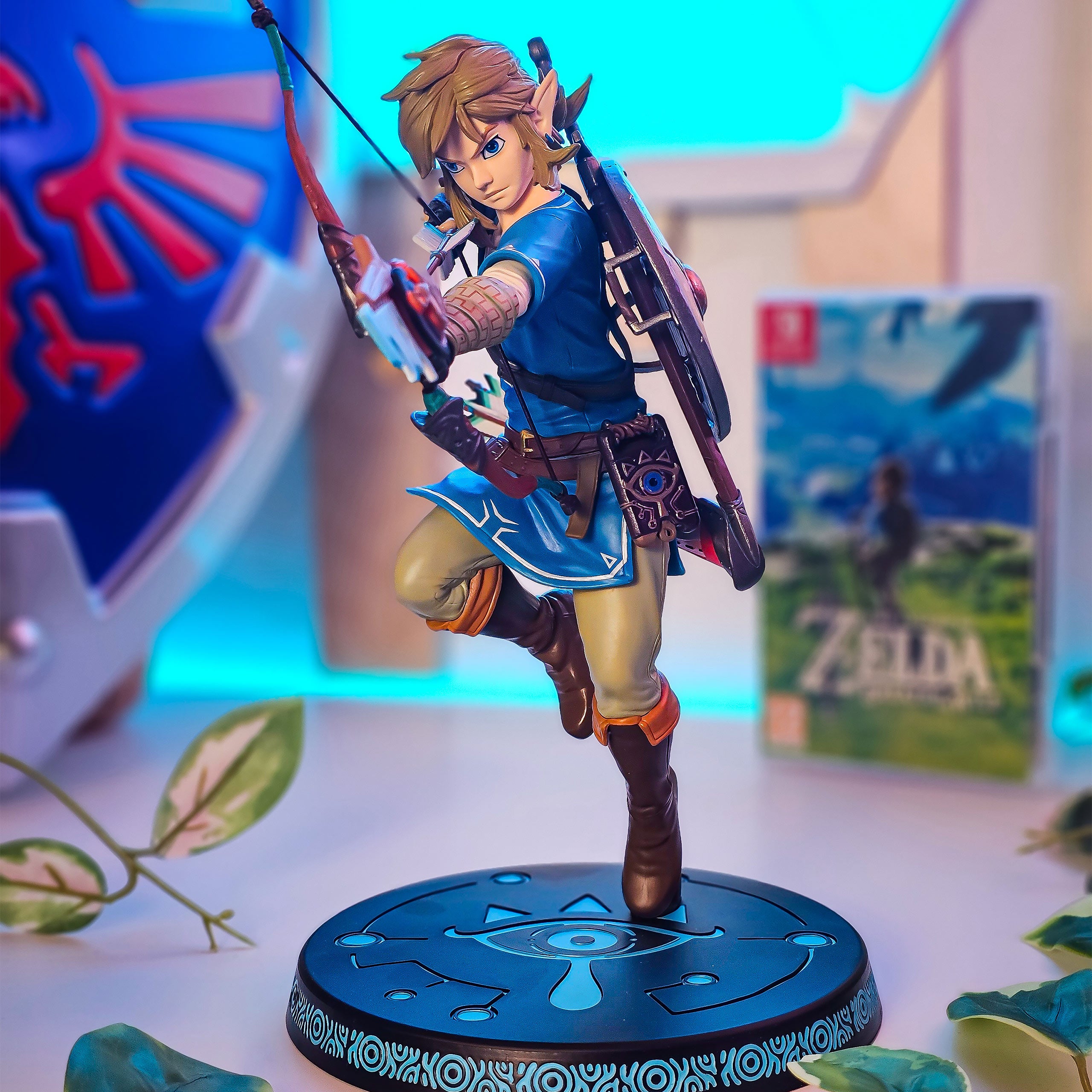 Imagen del producto Zelda - Figura Link Breath of the Wild con Diorama
