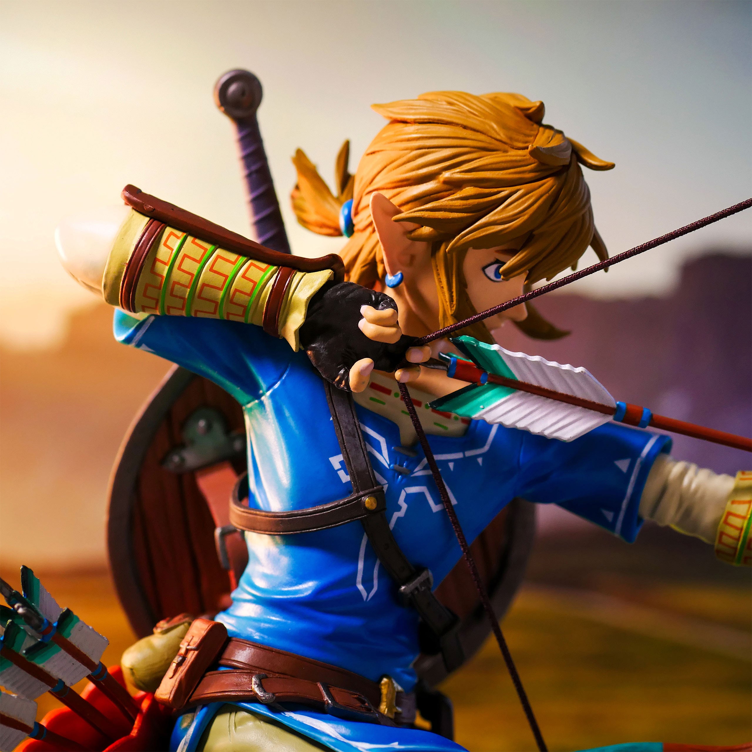 Imagen del producto Zelda - Figura Link Breath of the Wild con Diorama
