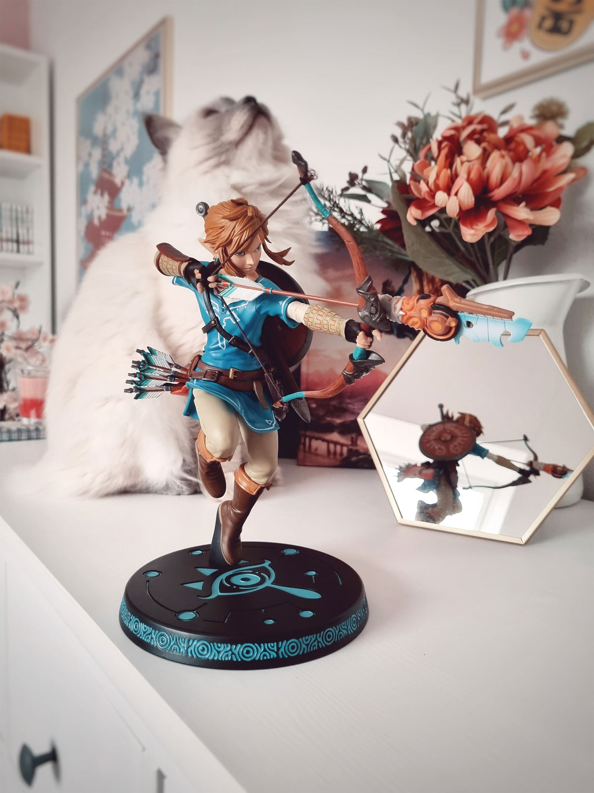 Imagen del producto Zelda - Figura Link Breath of the Wild con Diorama