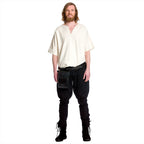 Product image Medieval wool trousers with lower leg lacing black