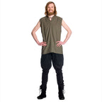 Imagen del producto Camisa medieval sin mangas en color oliva