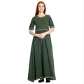 Imagen del producto Vestido medieval Ennlin con manga corta verde