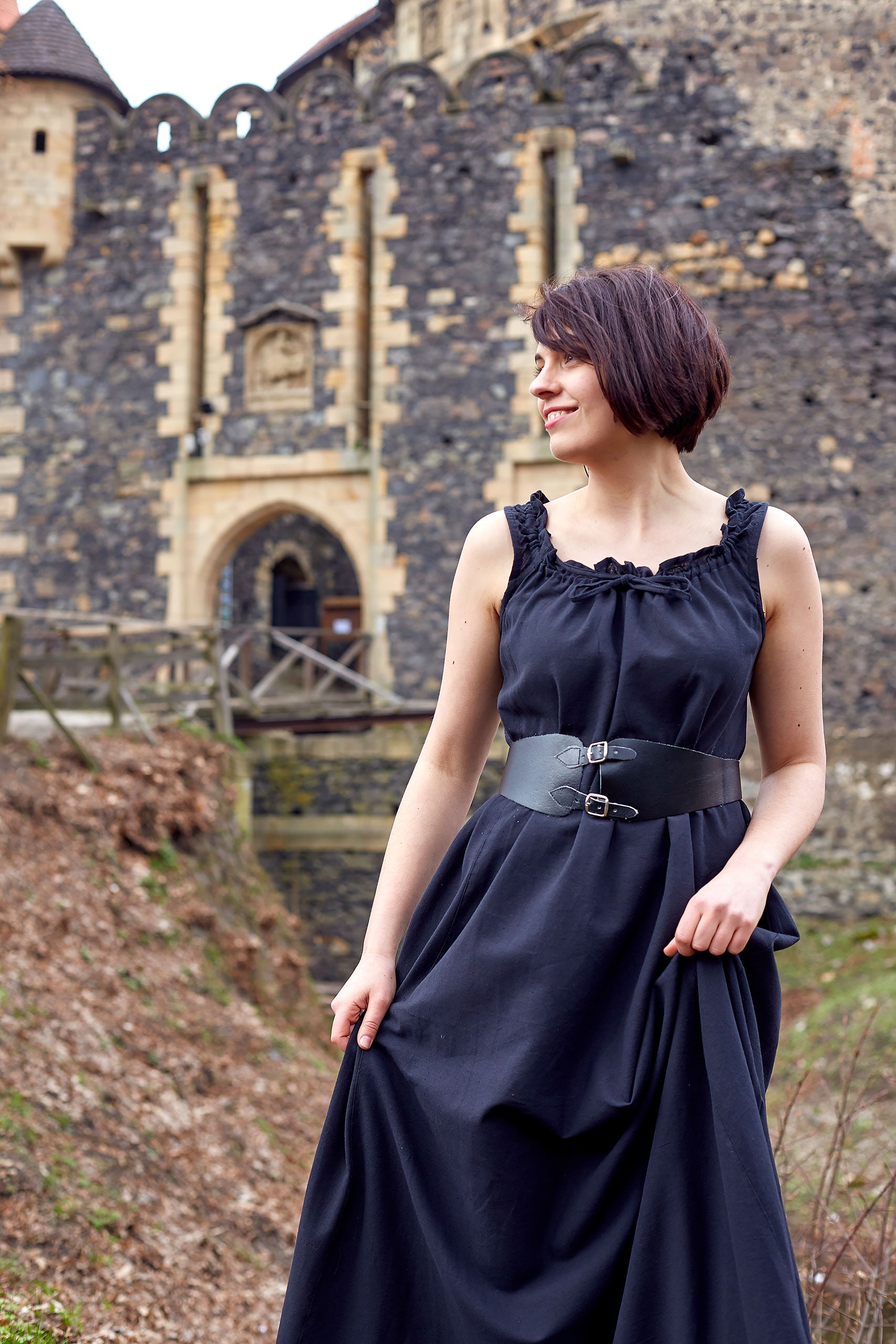 Imagen del producto Vestido medieval Ella negro