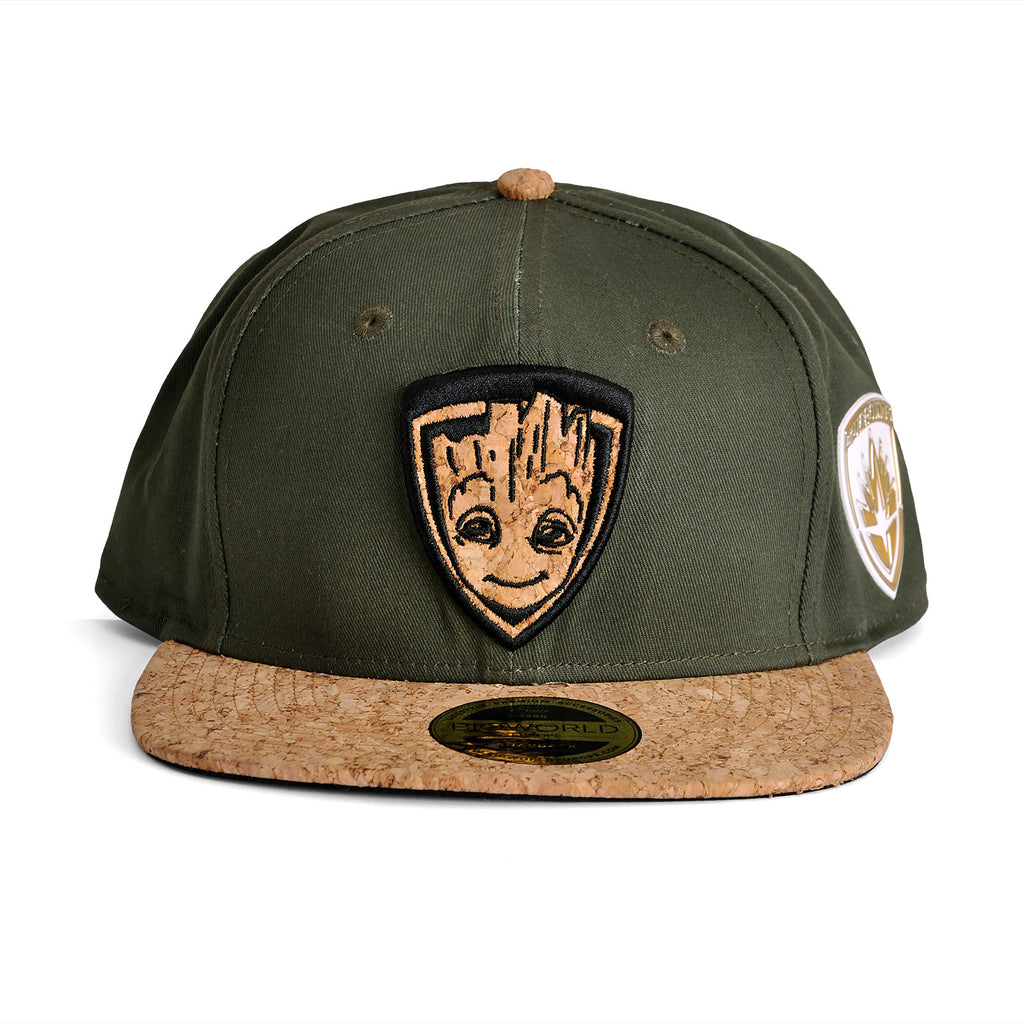 Imagen del producto Guardians of the Galaxy - Gorra Snapback de Groot de Corcho