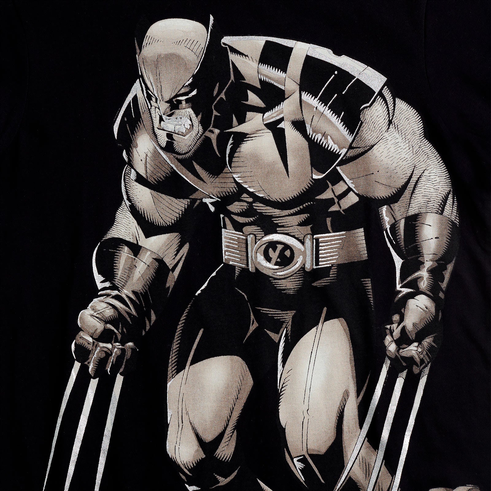 Imagen del producto Wolverine - Camiseta de tamaño completo con garras negra