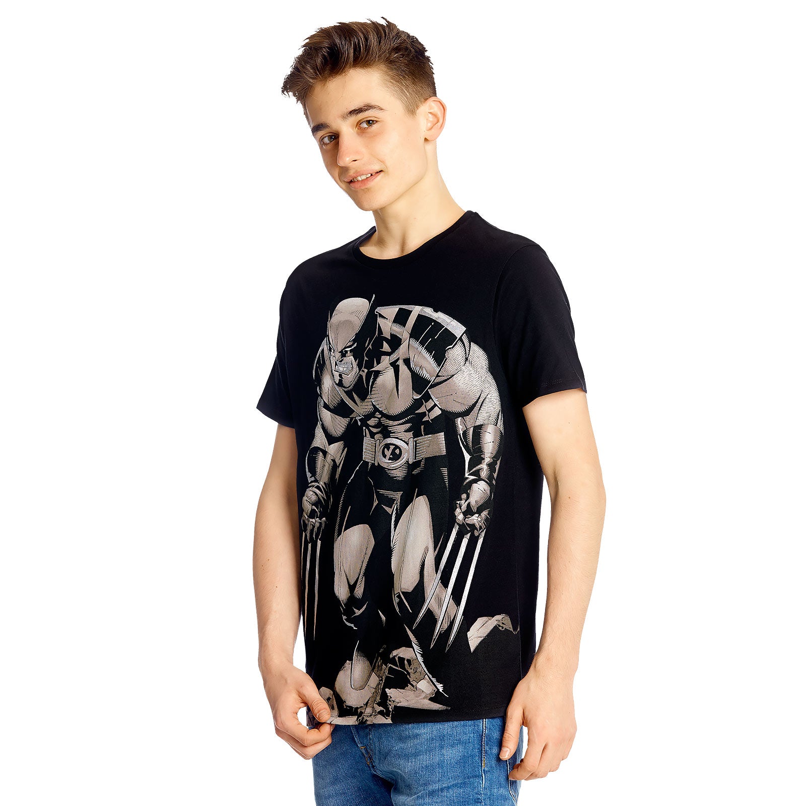 Imagen del producto Wolverine - Camiseta de tamaño completo con garras negra