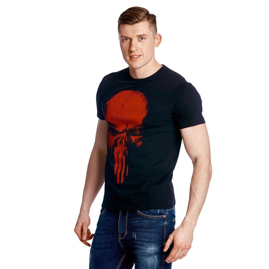 Imagen del producto Camiseta negra Punisher vs. Daredevil