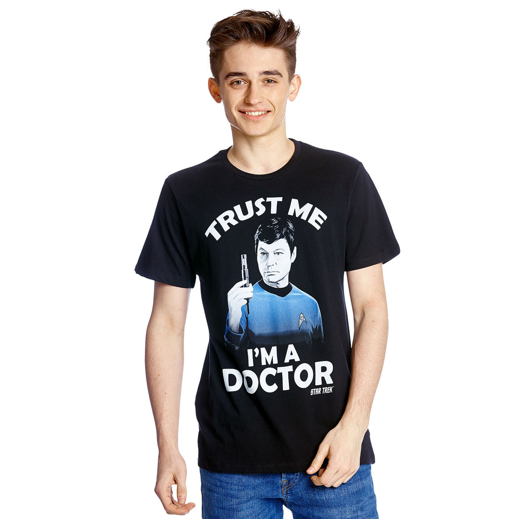 Imagen del producto Star Trek - McCoy Trust Me Camiseta negra