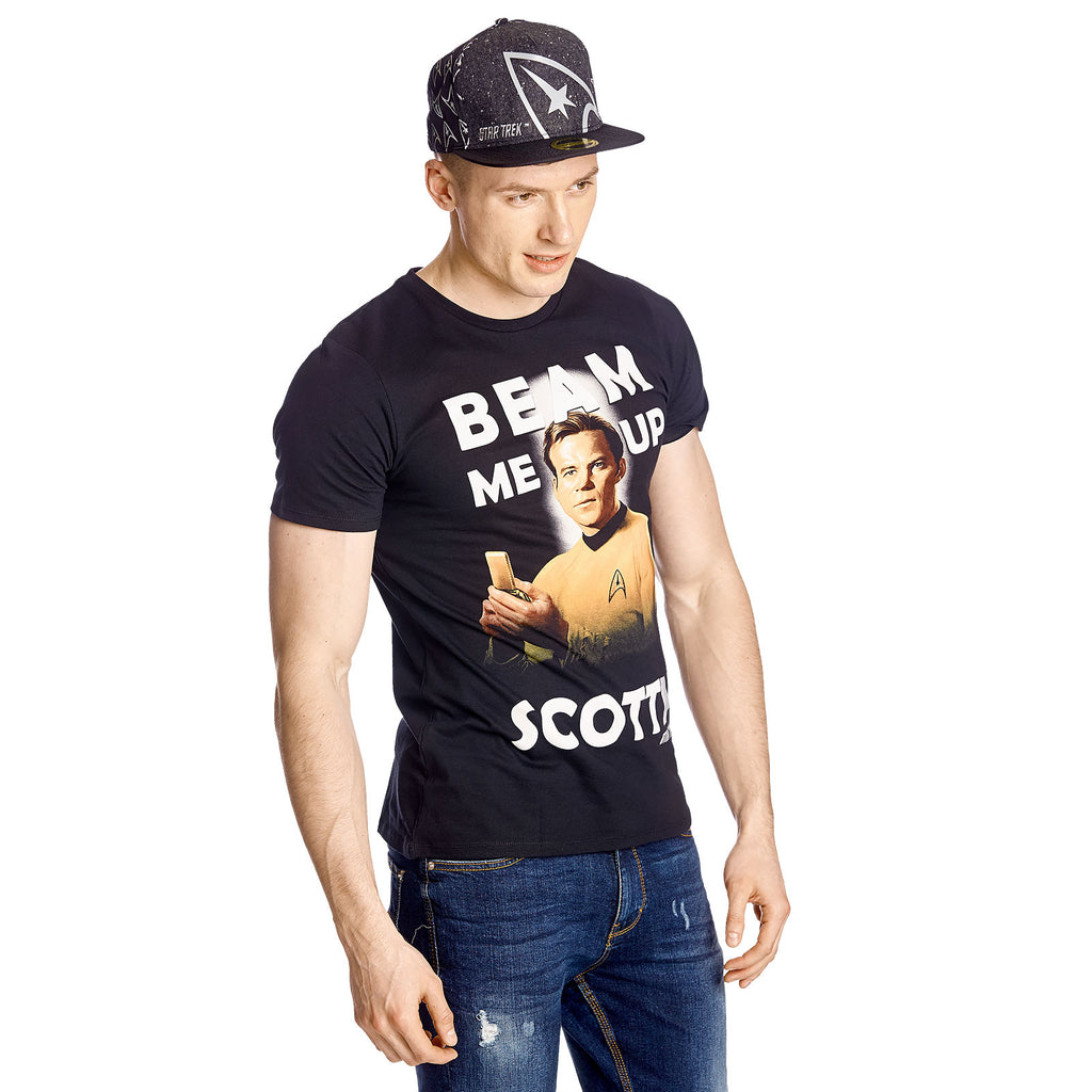 Imagen del producto Star Trek - Camiseta Kirk Beam Me Up negra