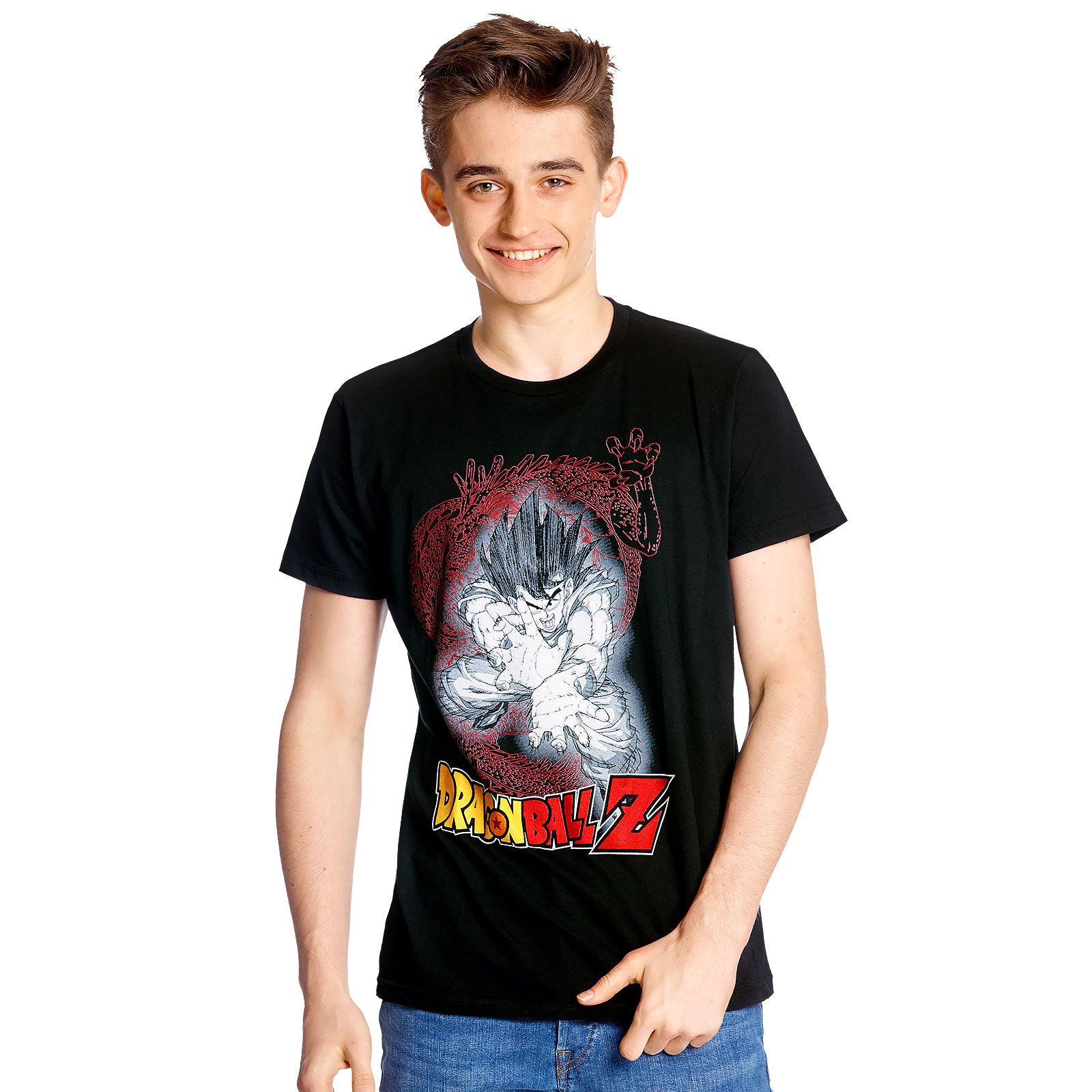 Imagen del producto Dragon Ball - Camiseta negra de Goku Kamehameha