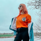 Imagen del producto Dragon Ball - Kaio Distressed Camiseta naranja