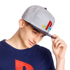 Imagen del producto PlayStation - Gorra Snapback con logo gris
