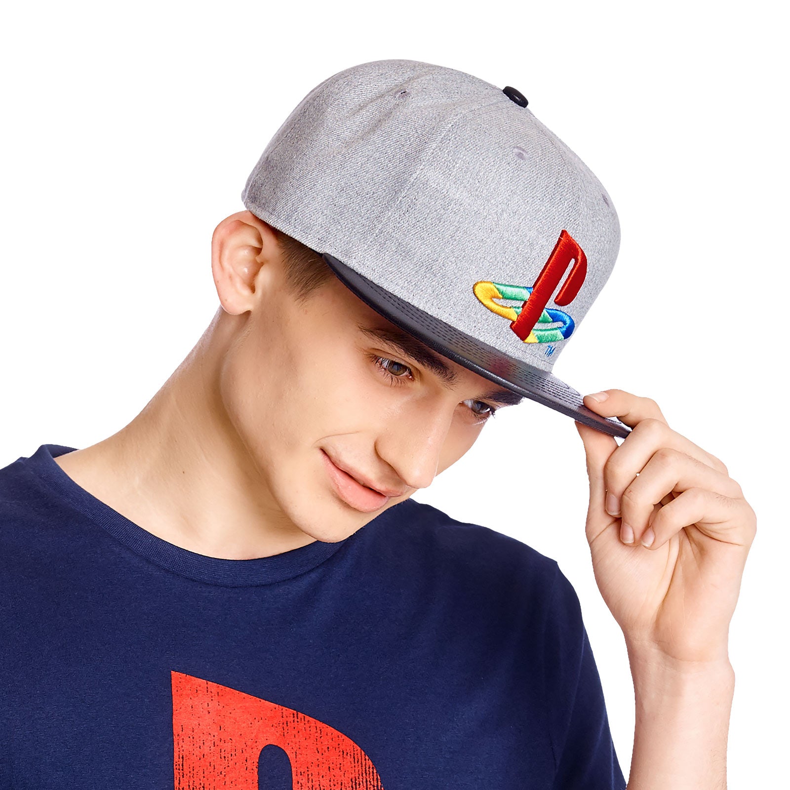 Imagen del producto PlayStation - Gorra Snapback con logo gris
