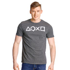 Imagen del producto PlayStation - Camiseta de botones gris