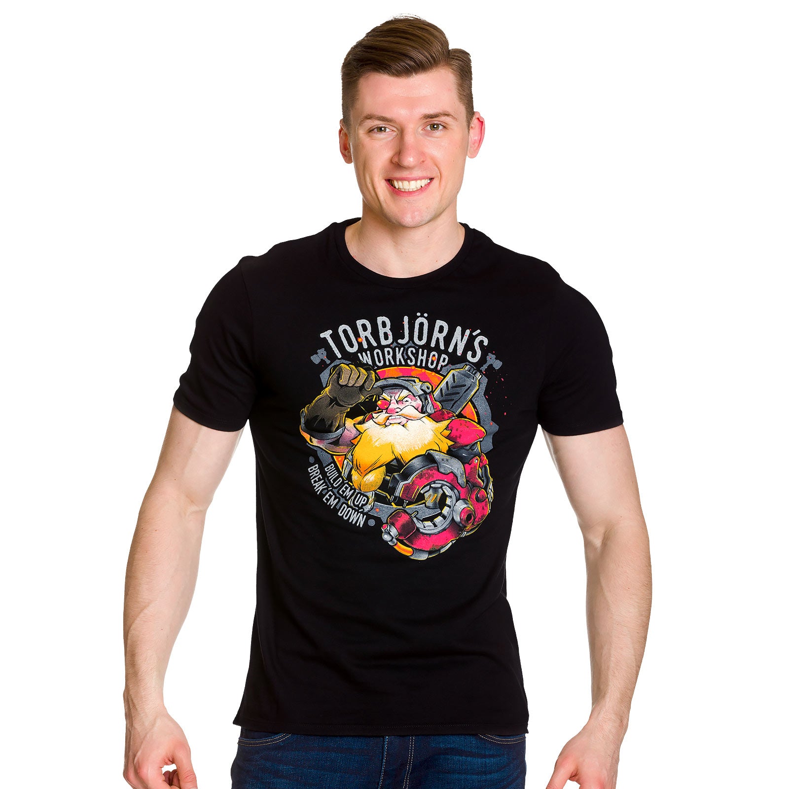 Imagen del producto Overwatch - Camiseta negra del taller de Torbjörn