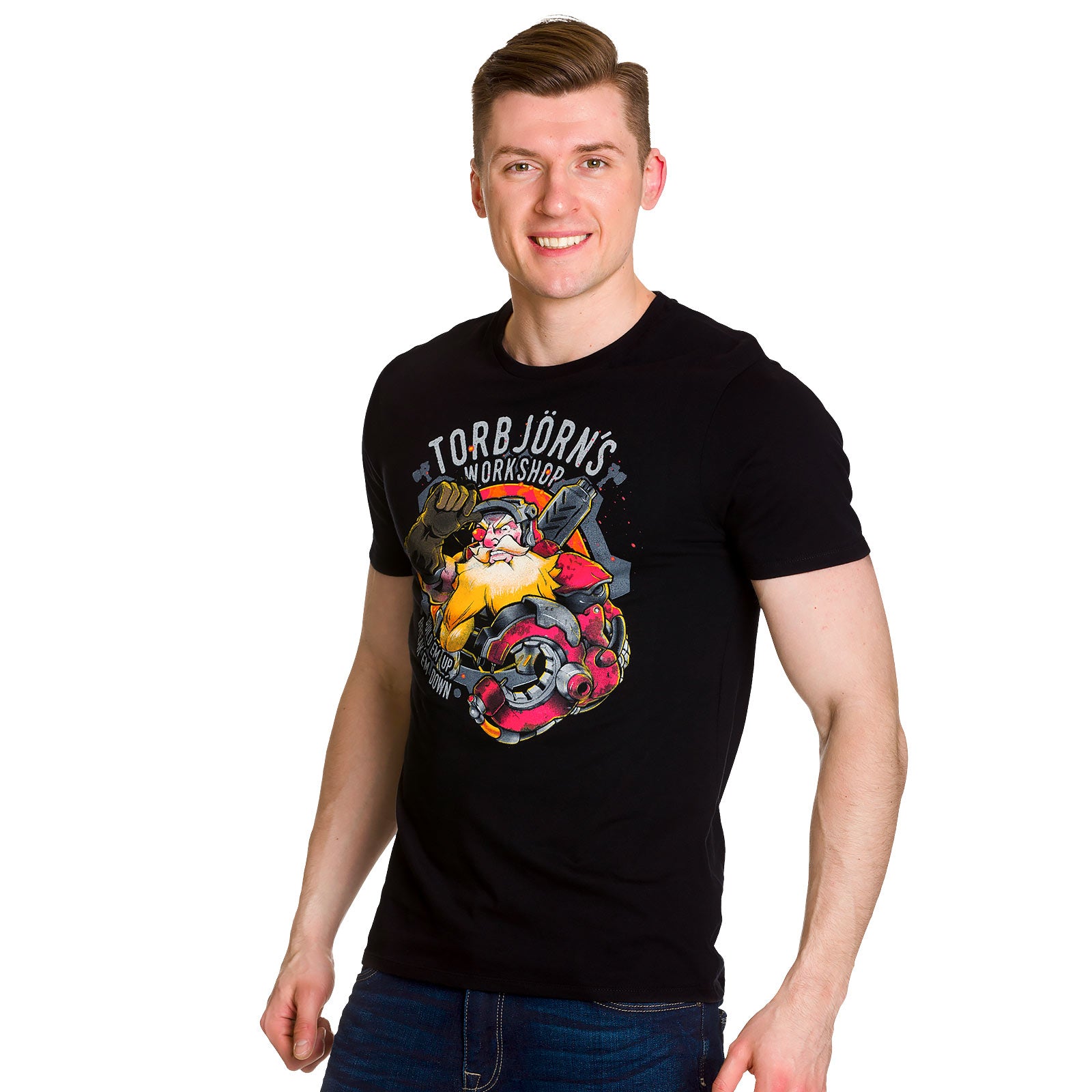 Imagen del producto Overwatch - Camiseta negra del taller de Torbjörn