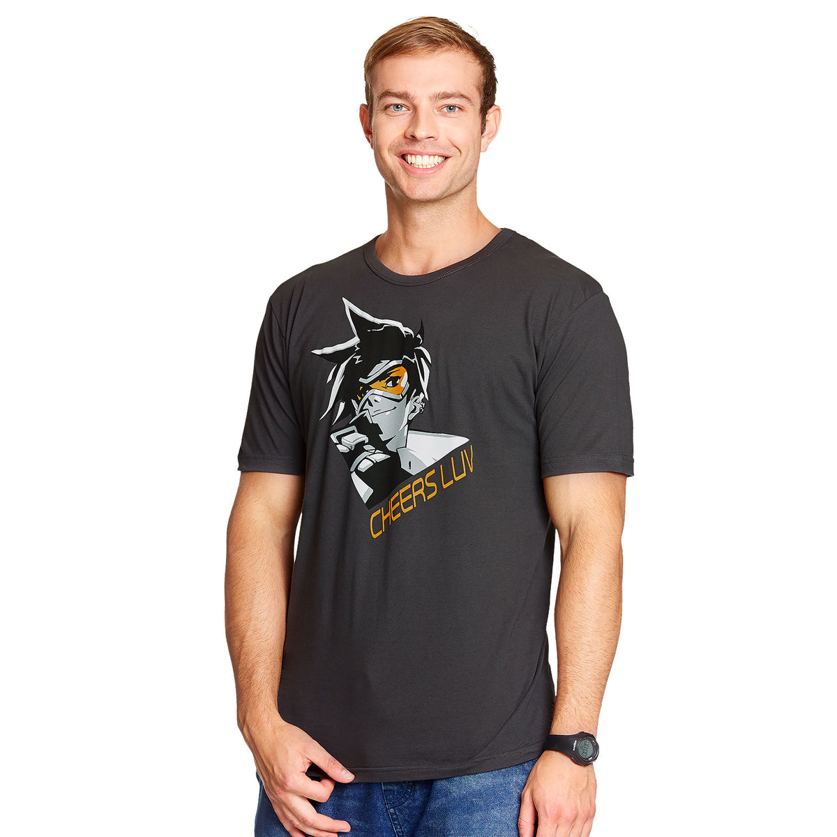 Imagen del producto Overwatch - Camiseta Tracer gris