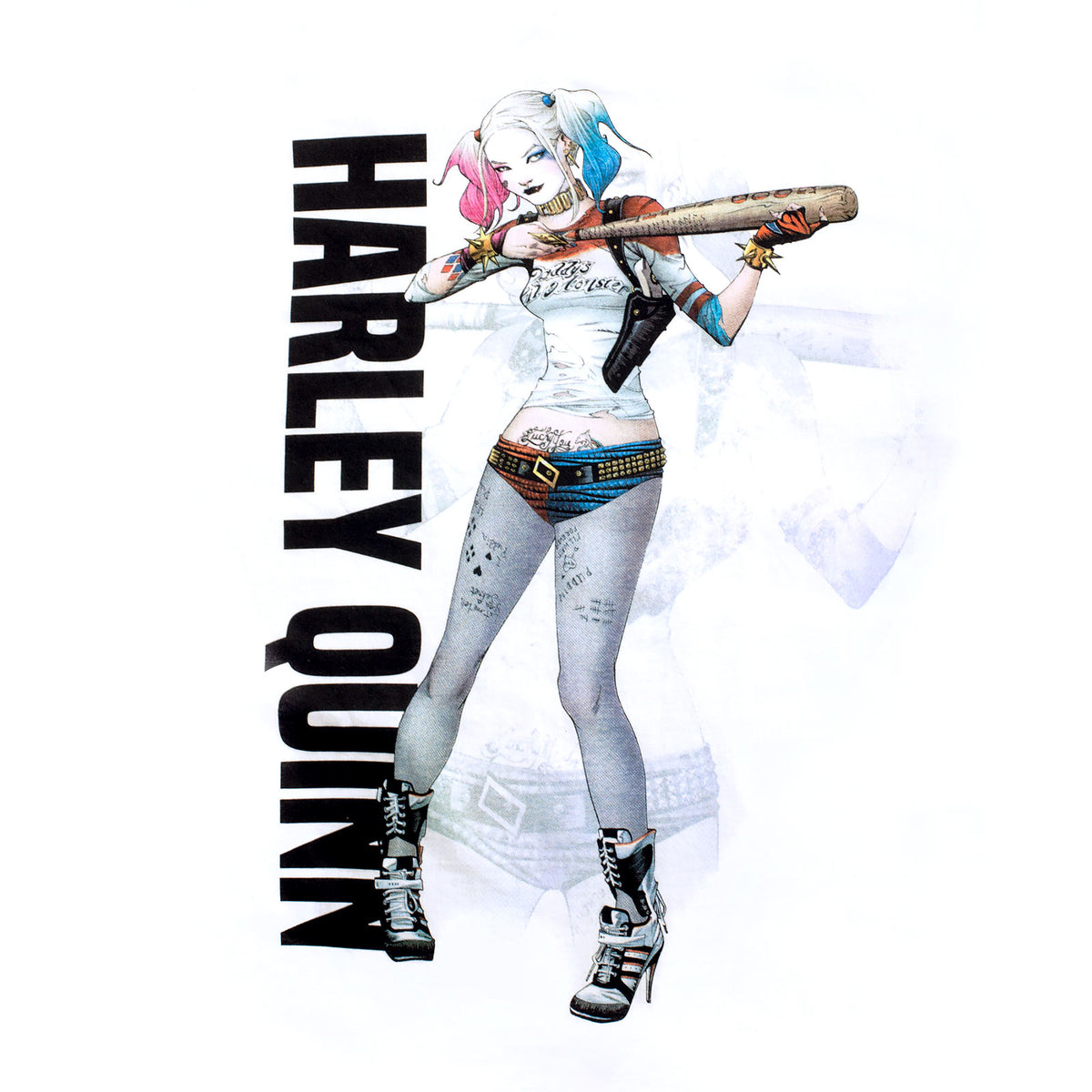 Product image Suicide Squad - Harley Quinn Poster T-Shirt white