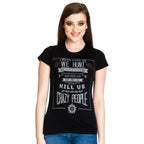 Imagen del producto Supernatural - Camiseta Crazy People para chicas en negro