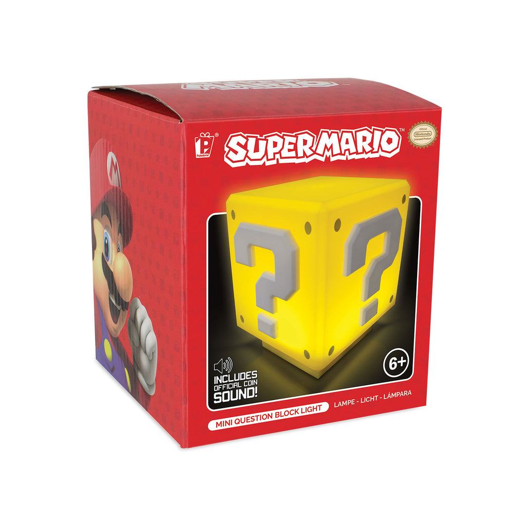 Imagen del producto Super Mario - Mini lámpara de interrogación con sonido