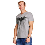 Imagen del producto Batman - Camiseta con logo goteante gris