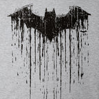 Imagen del producto Batman - Camiseta con logo goteante gris