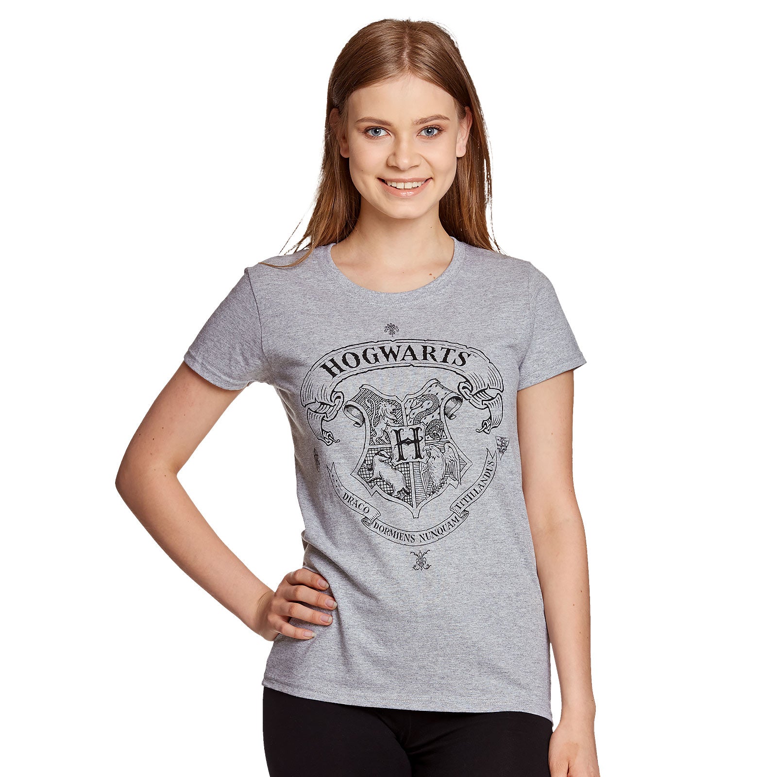 Product image Harry Potter - Hogwarts Crest T-Shirt Women's Grey