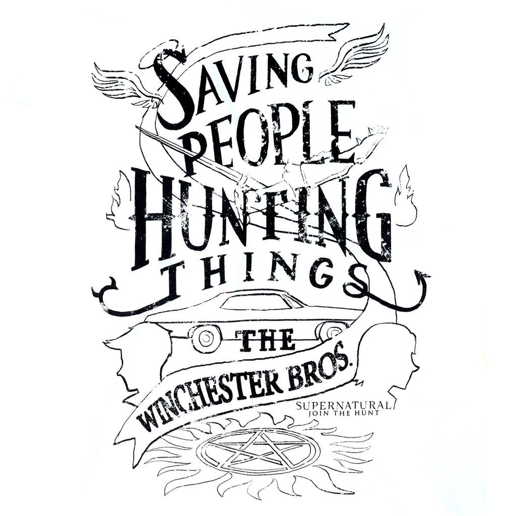 Imagen del producto Supernatural - Camiseta Winchester Bros para mujer blanca