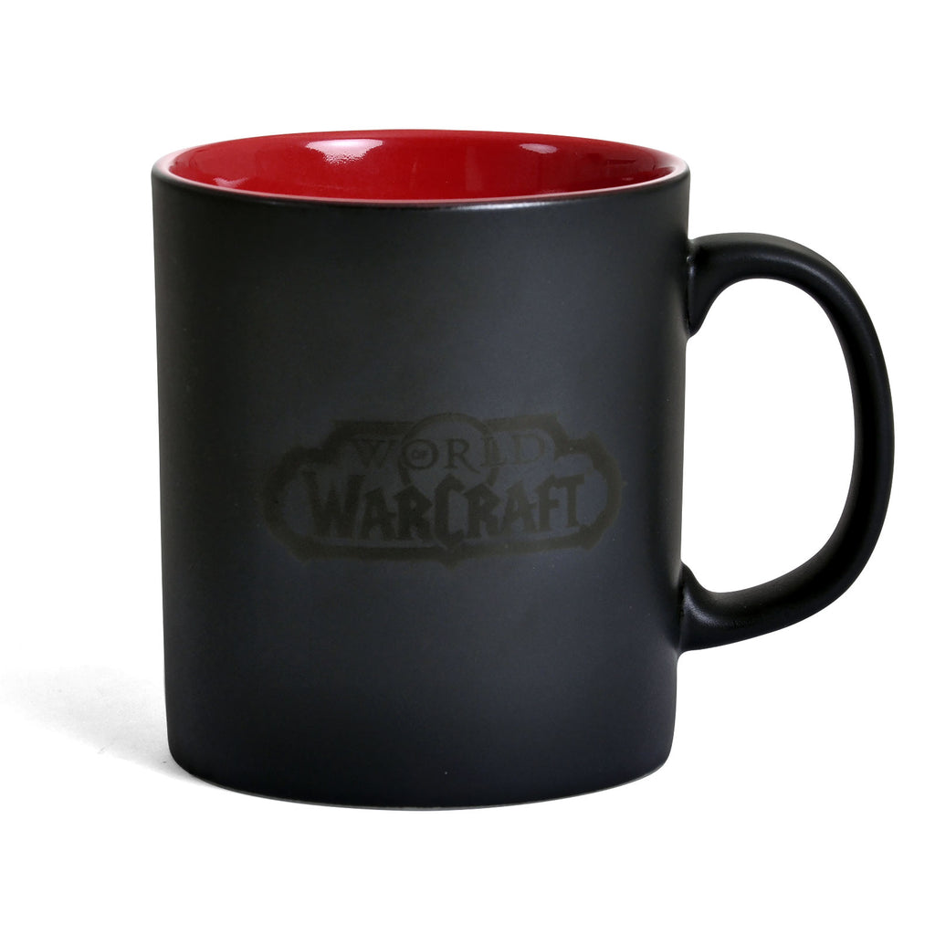 Imagen del producto Warcraft - Taza negra roja con logo de la Horda