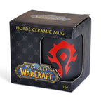 Imagen del producto Warcraft - Taza negra roja con logo de la Horda