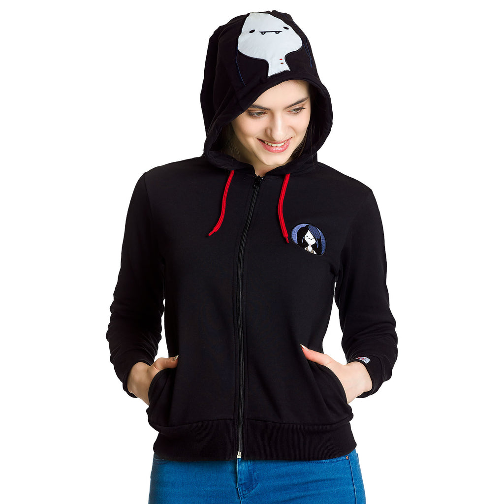 Imagen del producto Adventure Time - Chaqueta con capucha para mujer Marceline negra
