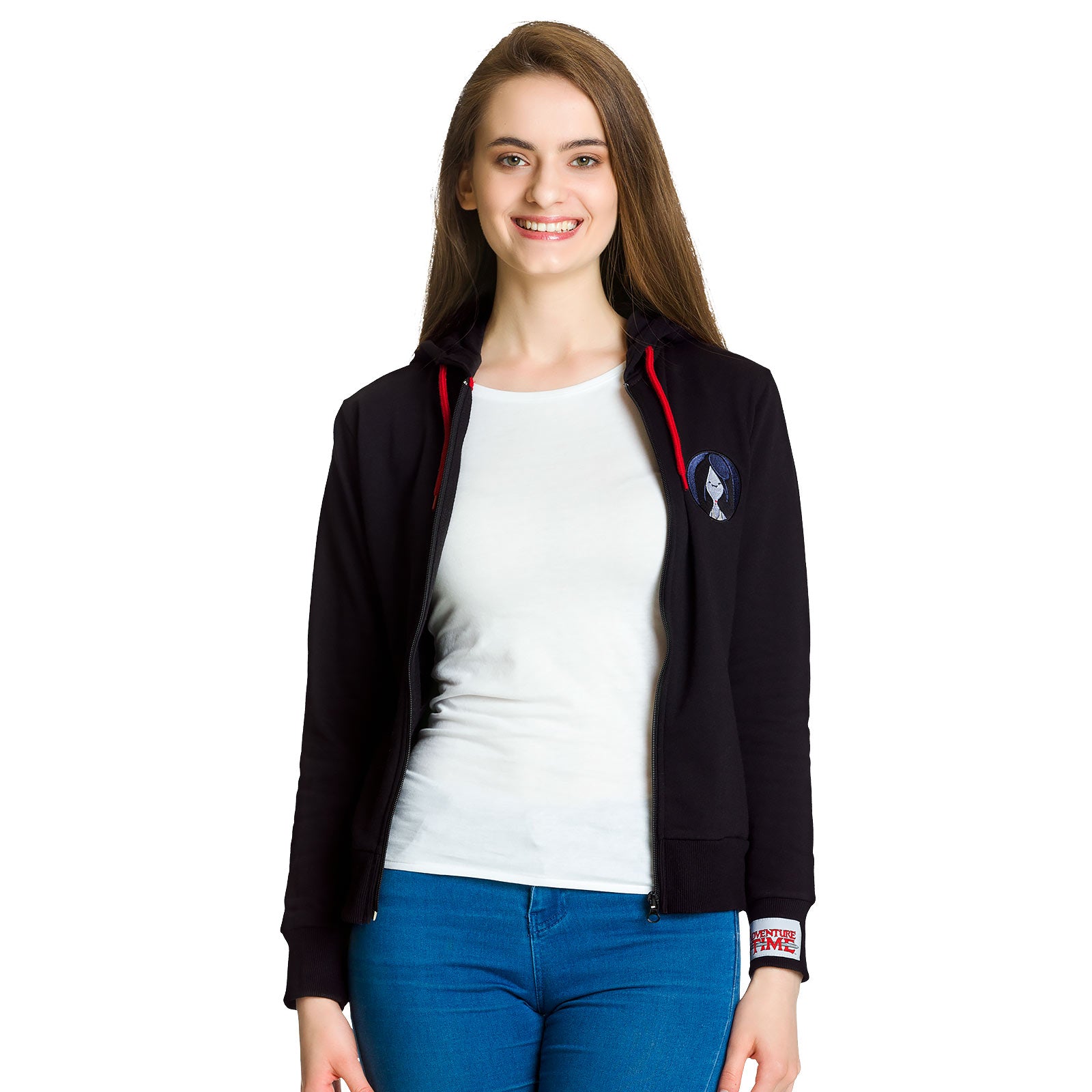 Imagen del producto Adventure Time - Chaqueta con capucha para mujer Marceline negra