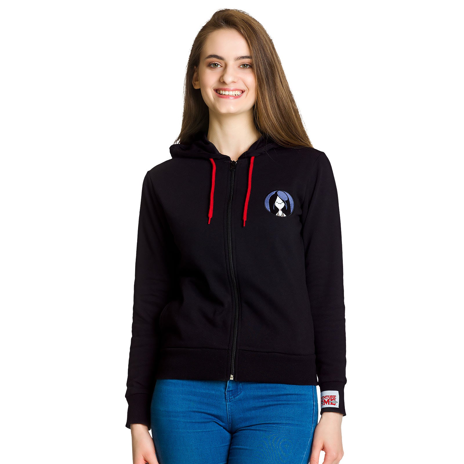 Imagen del producto Adventure Time - Chaqueta con capucha para mujer Marceline negra