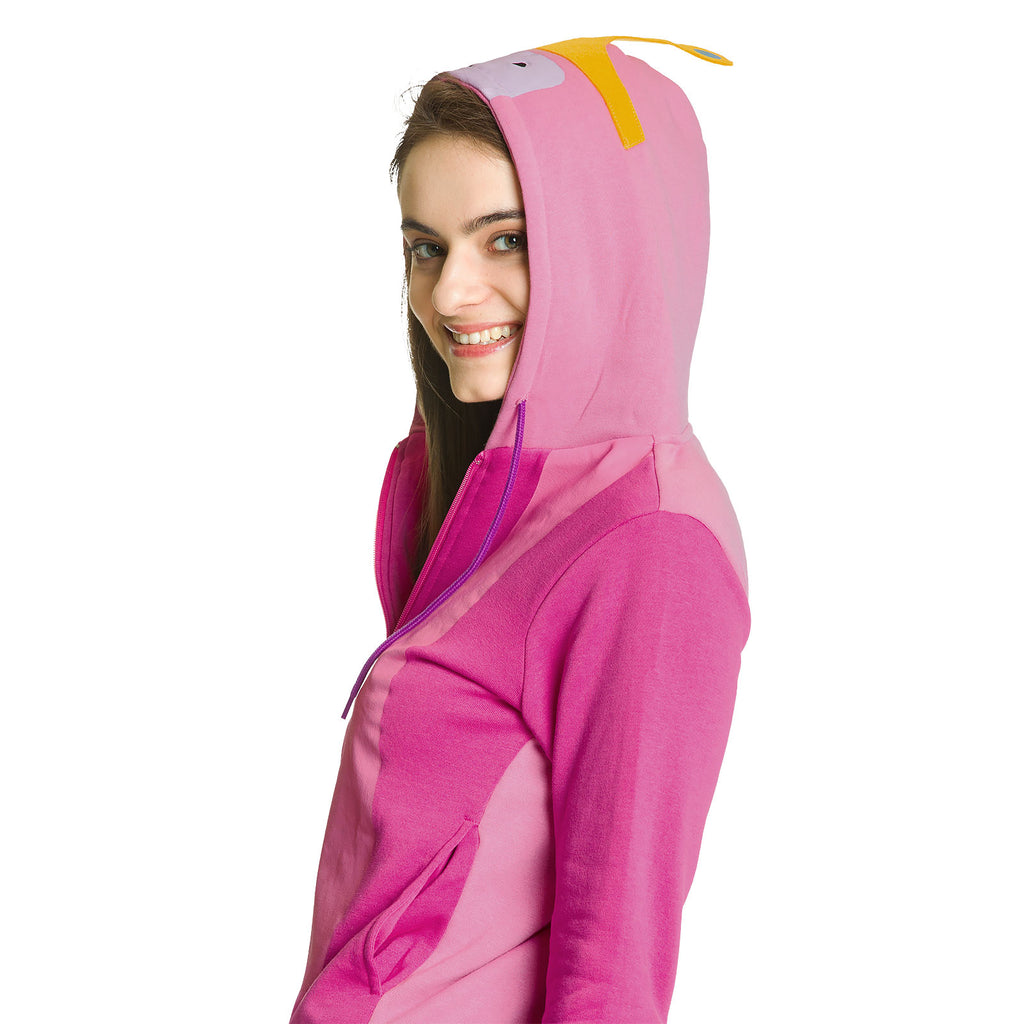 Imagen del producto Adventure Time - Chaqueta con capucha de la Princesa Chicle para mujer en color rosa