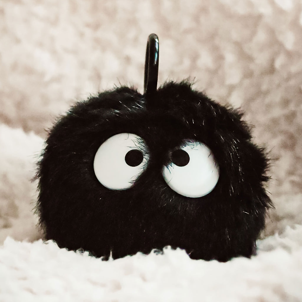 Imagen del producto Totoro - Figura de peluche de hombre de hollín con efecto de vibración negro