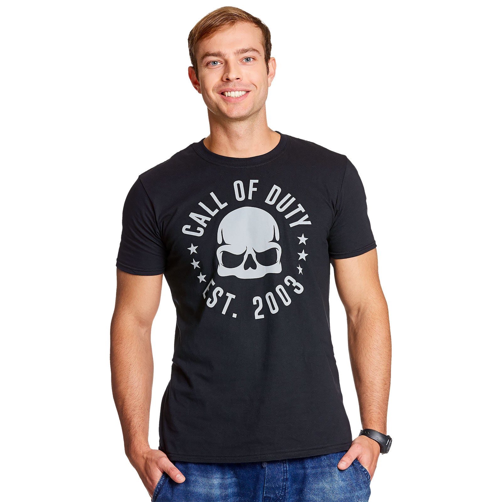 Imagen del producto Call of Duty - Camiseta Skull Tour negra