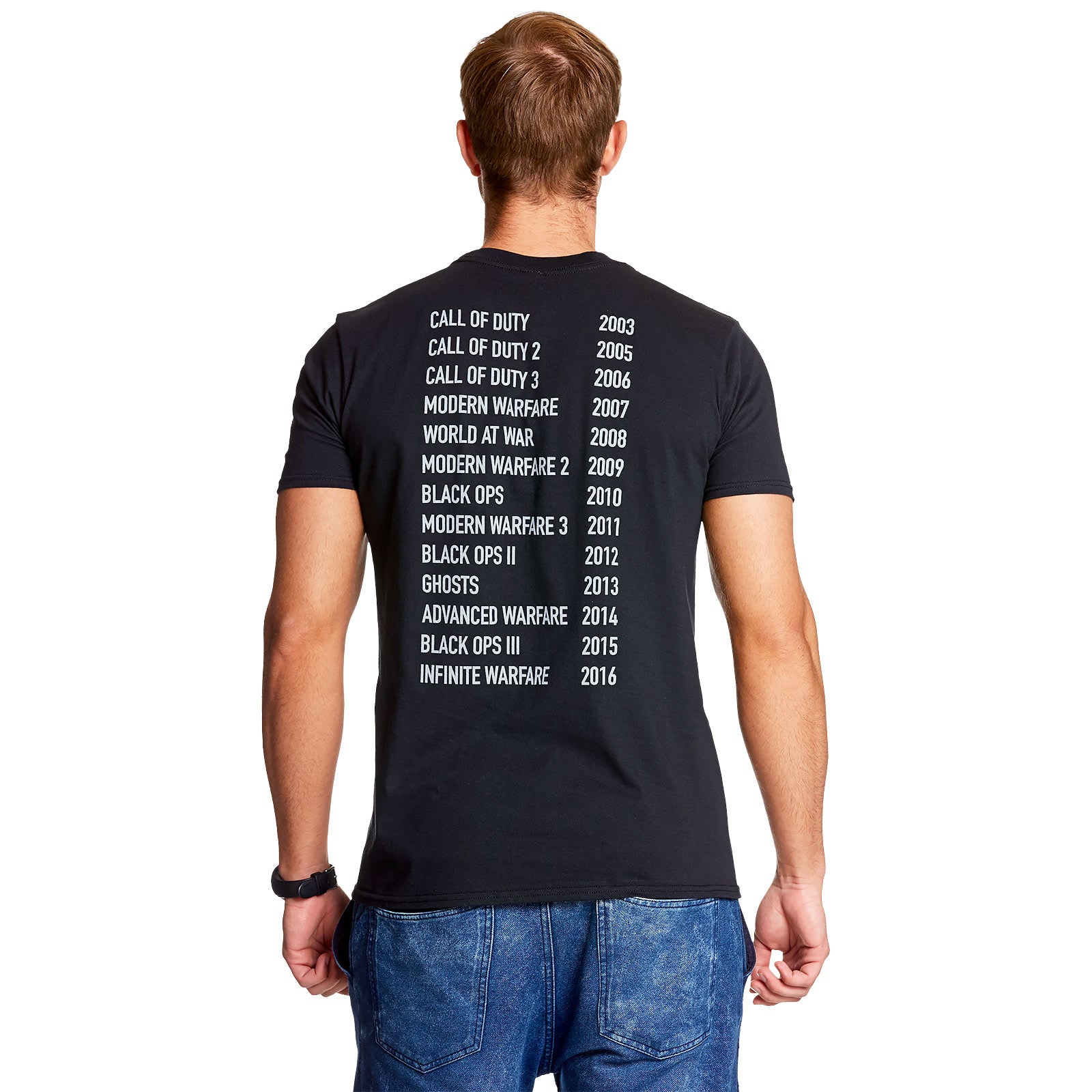 Imagen del producto Call of Duty - Camiseta Skull Tour negra