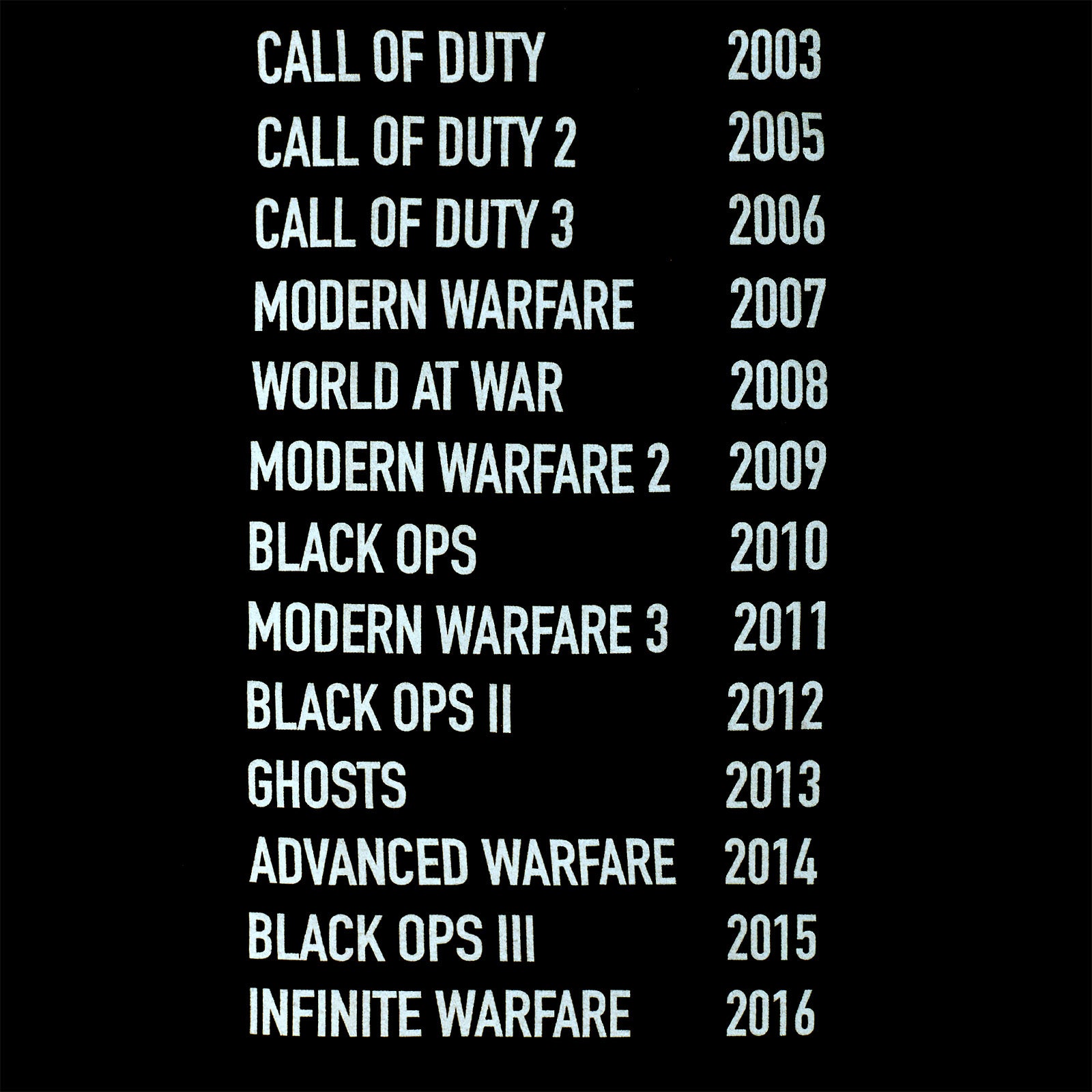 Imagen del producto Call of Duty - Camiseta Skull Tour negra