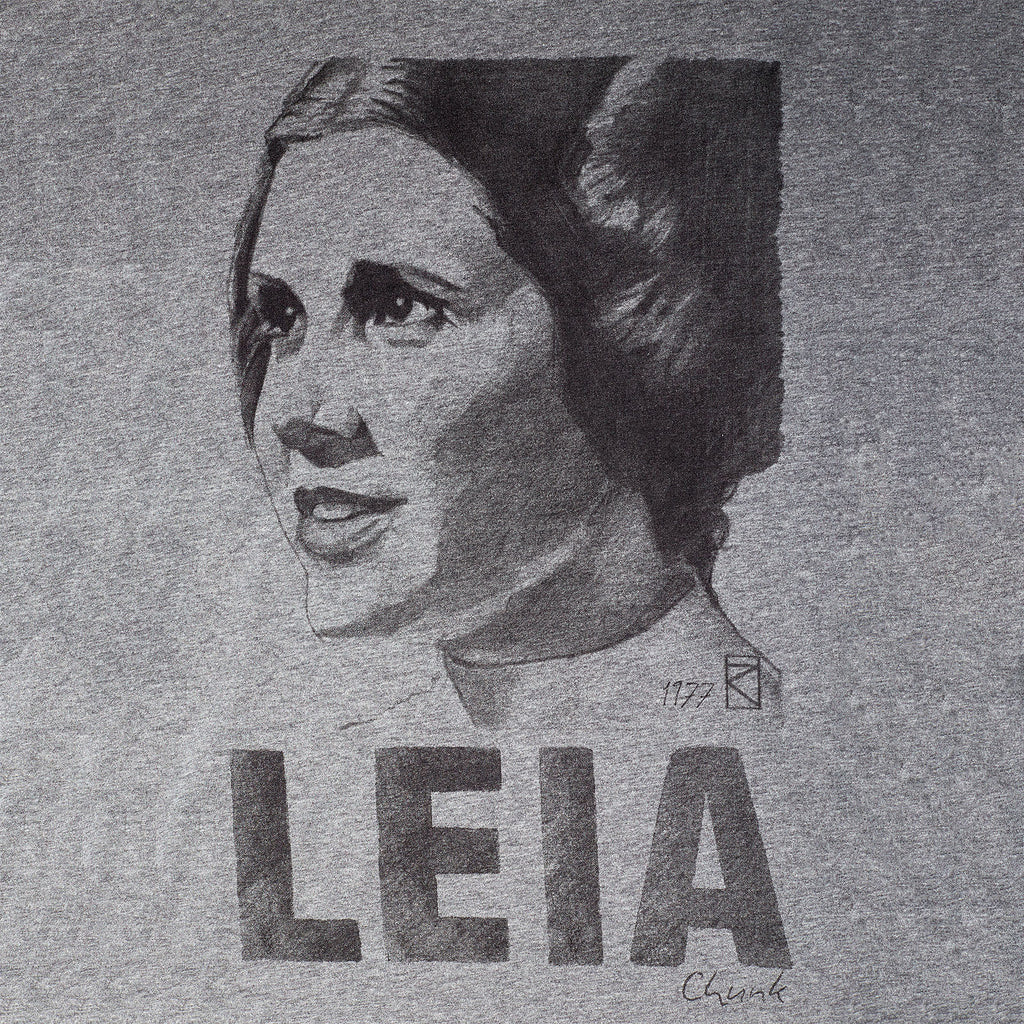 Imagen del producto Star Wars - Camiseta boceto de Leia gris