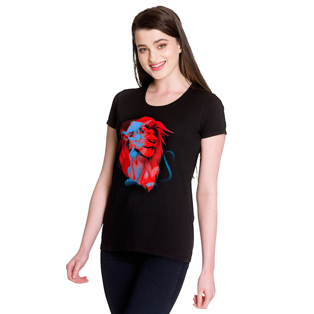 Imagen del producto El Rey León - Camiseta de Simba para Mujer