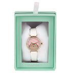 Imagen del producto Pusheen - Reloj de rayas blanco