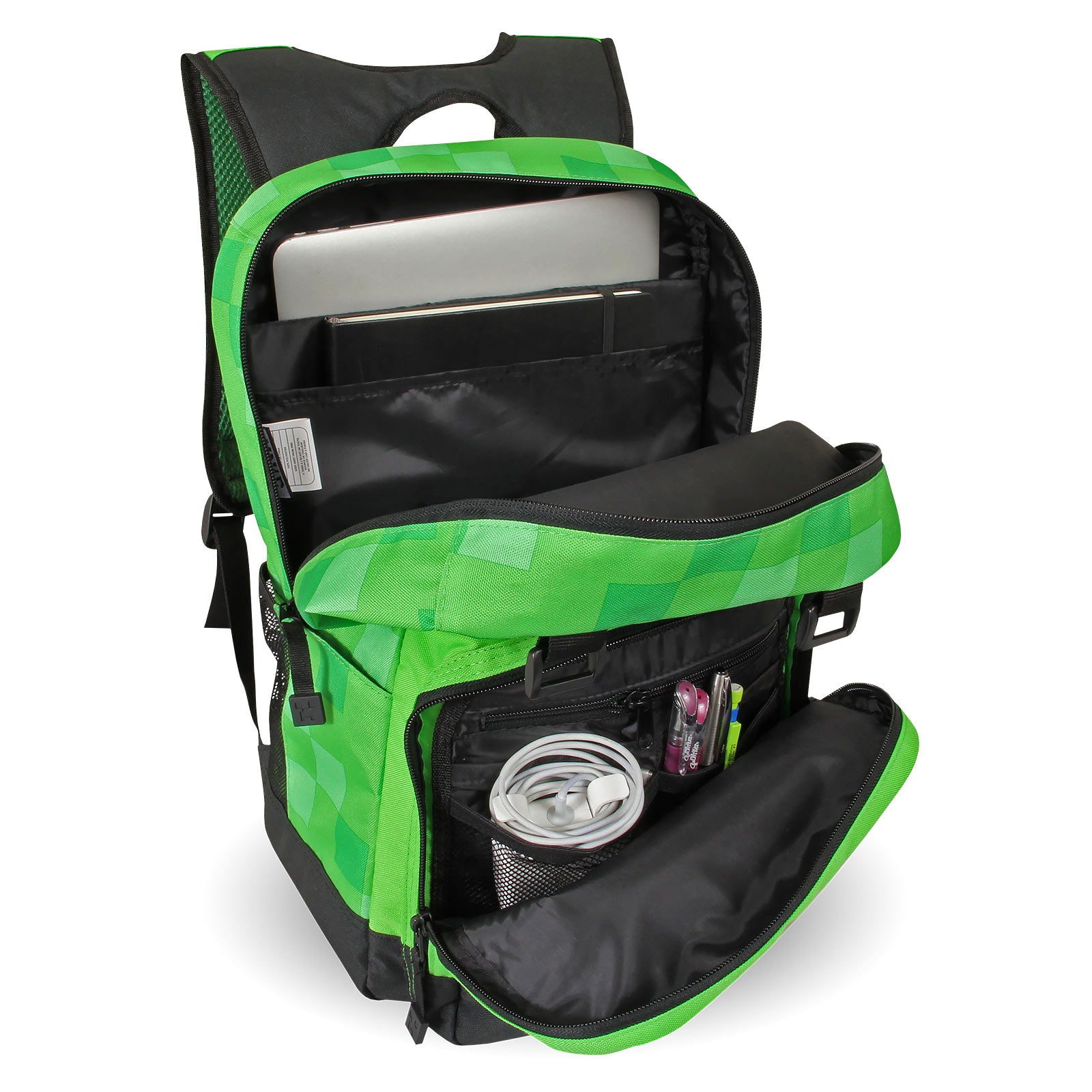 Imagen del producto Minecraft - Mochila Creeper Inside verde