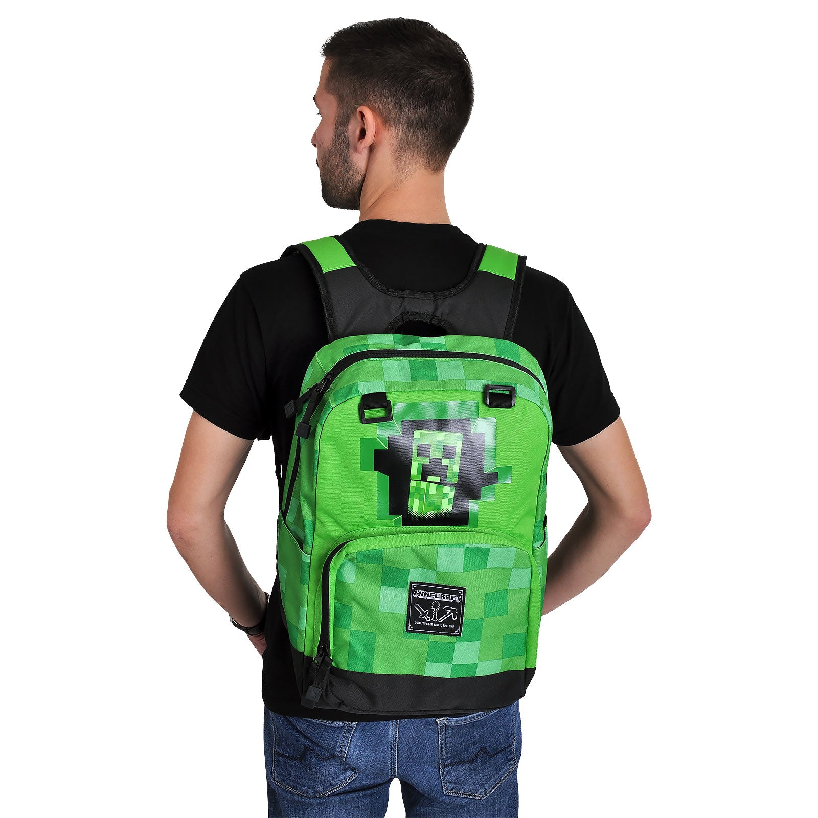 Imagen del producto Minecraft - Mochila Creeper Inside verde