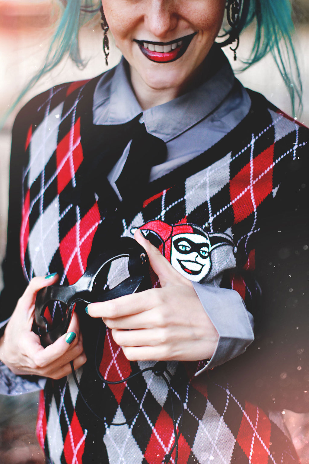 Imagen del producto Harley Quinn - Cárdigan Arlequín