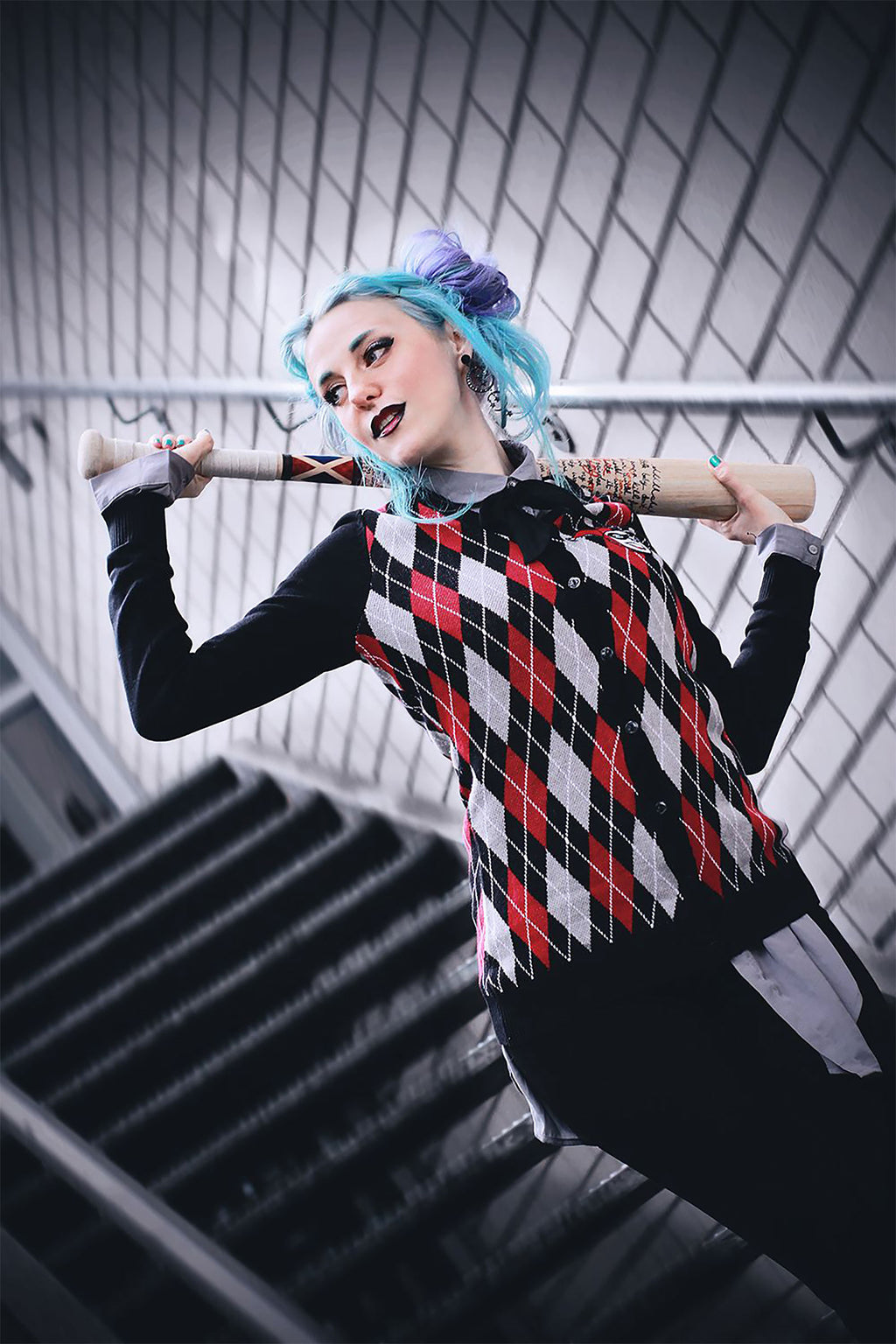 Imagen del producto Harley Quinn - Cárdigan Arlequín